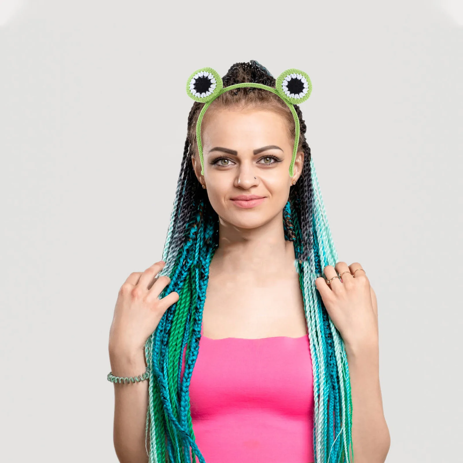 Hairb Headb Elastic Animal Cute Winter Crochet Accessories Women Girls Frog Eye Fun Themed Parties Celebrations Party
Hairb Headb Elastic Animal Cute Winter Crochet Accessories Women Girls Frog Eye Fun Themed Parties Celebrations Party