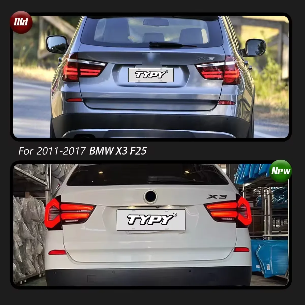 TYPY New LED Tail Lamp Upgrade Modified For BMW X3 F25 G01 Taillights 2010-2021 Dynamic Signal Tail Lamp Auto Accessories
TYPY New LED Tail Lamp Upgrade Modified For BMW X3 F25 G01 Taillights 2010-2021 Dynamic Signal Tail Lamp Auto Accessories