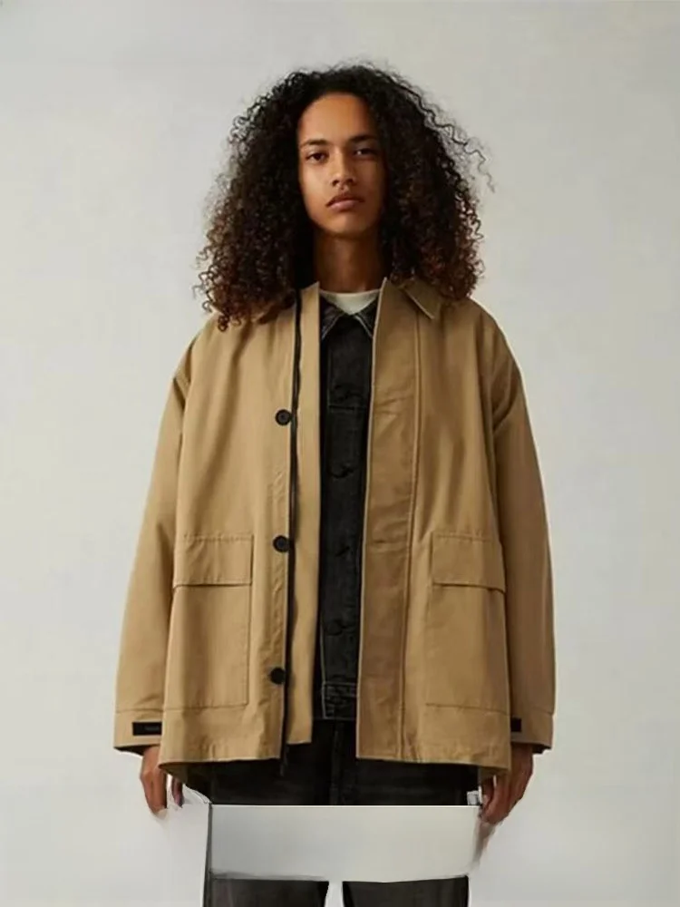 Casual Versatile Zipper Workwear Jaet 2ZHE FOG Loose Fit Polyester Cotton Nylon Long Sve Autumn ex Jaet
Casual Versatile Zipper Workwear Jaet 2ZHE FOG Loose Fit Polyester Cotton Nylon Long Sve Autumn ex Jaet