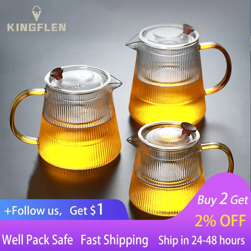 High Boron Silicon Stripe Transparent Glass Tea Pot, Kung Fu Teawear Set, Ceremony Gift, Japanese Style, 500-1000ml
High Boron Silicon Stripe Transparent Glass Tea Pot, Kung Fu Teawear Set, Ceremony Gift, Japanese Style, 500-1000ml