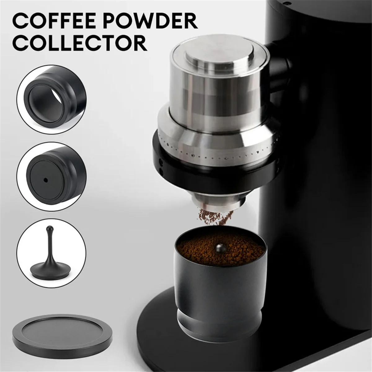 FIN-oAluminum Coffee Dosing Cup with Lid-Fits 58mm Espresso Machine Handles,Anti-Flying Powder Coffee Quantitative
FIN-oAluminum Coffee Dosing Cup with Lid-Fits 58mm Espresso Machine Handles,Anti-Flying Powder Coffee Quantitative