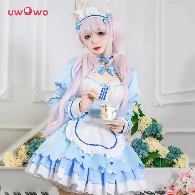 UWOWO Vanilla Cosplay Game vol.4 Chocolaa&Vanillaa Cosplay Maid Dress Cute Blue For Women Outfits Costumes
UWOWO Vanilla Cosplay Game vol.4 Chocolaa&Vanillaa Cosplay Maid Dress Cute Blue For Women Outfits Costumes
