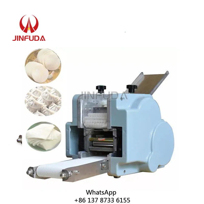 Better Dumpling Wrapper Machine Small Dough Sheeter Machine Spring Roll Pastry Sheet Making Machine