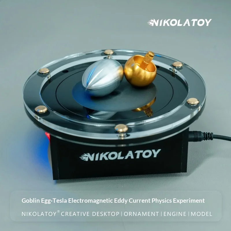 NIKOLATOY Tesla Electromagnetic Eddy Current Columbus Egg Physics Experiment Teaching Tool Tech Toy Educational Gift For Kids
NIKOLATOY Tesla Electromagnetic Eddy Current Columbus Egg Physics Experiment Teaching Tool Tech Toy Educational Gift For Kids