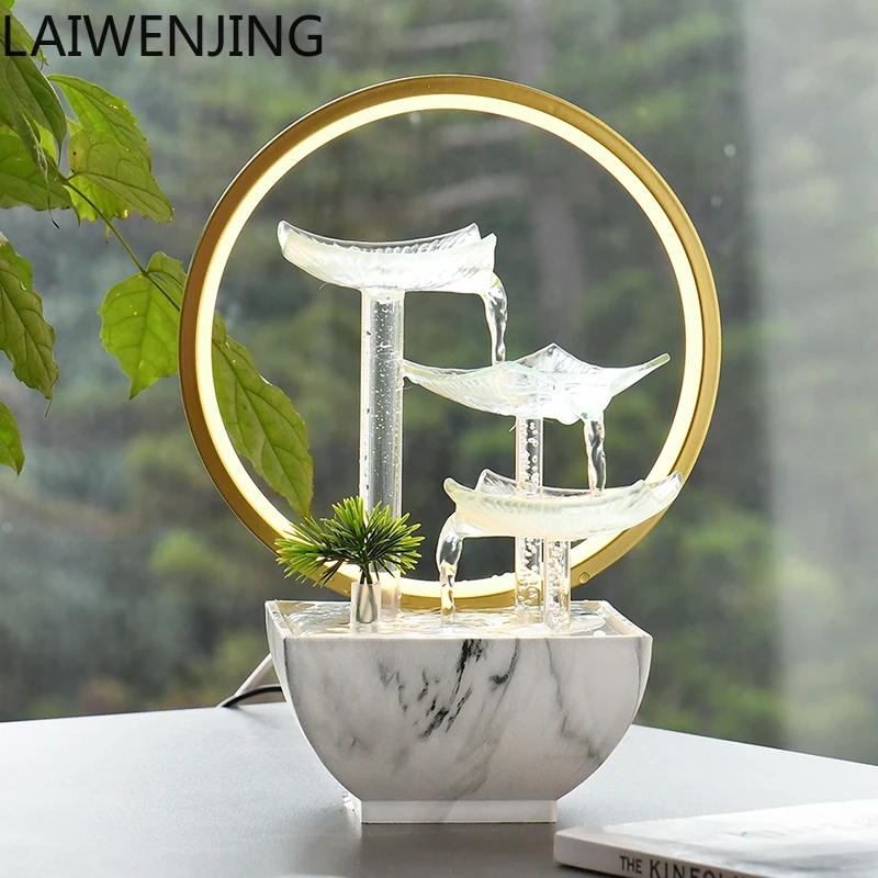 MJY flowing water ornament small desktop circulating water tea table living room home decoration
MJY flowing water ornament small desktop circulating water tea table living room home decoration
