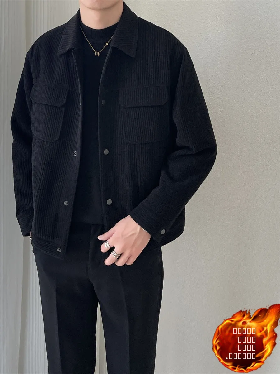 American Sle Men's Jaet 2025 Spring New Corduroy Loose Collar Winter Fce Lined Thiened Casual Sle No-Cuff Sve
American Sle Men's Jaet 2025 Spring New Corduroy Loose Collar Winter Fce Lined Thiened Casual Sle No-Cuff Sve