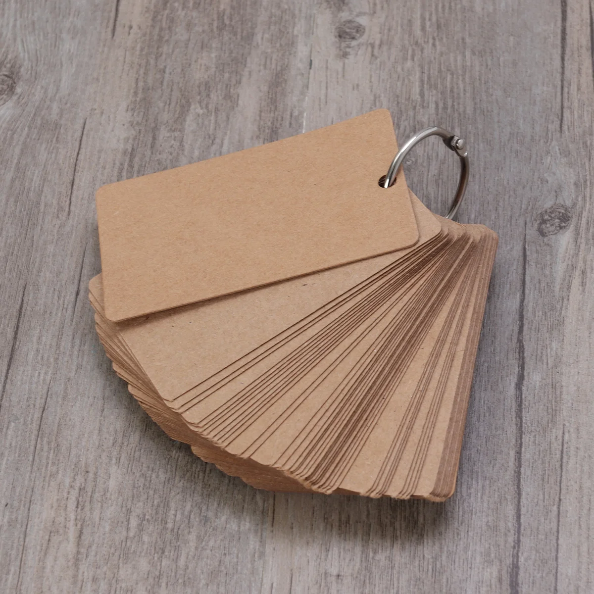50 Pages Binder Ring Easy Flash Kraft Paper Study Cards Bookmark DIY Greeting Index (Kraft ) DIY Greeting Card
50 Pages Binder Ring Easy Flash Kraft Paper Study Cards Bookmark DIY Greeting Index (Kraft ) DIY Greeting Card