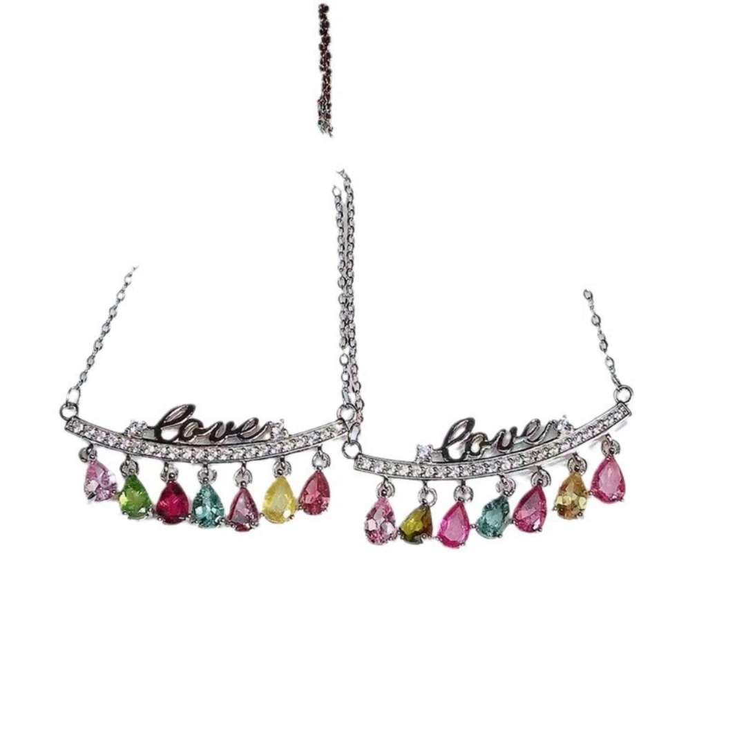 KJJEAXCMY High purity Natural Tourmaline S925 silver exquisitely Necklace Full of luster Simple,Elegant Simple High-End ccessory
KJJEAXCMY High purity Natural Tourmaline S925 silver exquisitely Necklace Full of luster Simple,Elegant Simple High-End ccessory