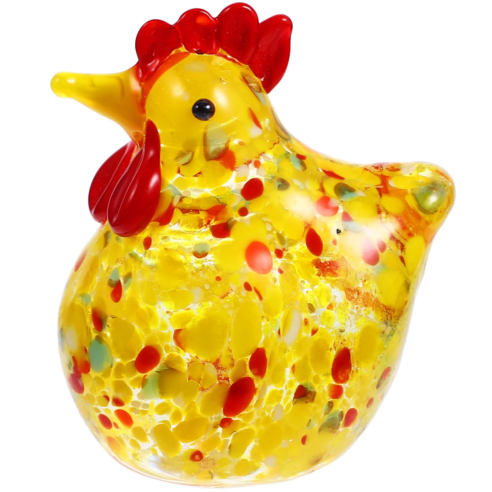 Glass Hen Adornment Desktop Glass Chicken Decoration Exquisite Colorful Crystal Hen Statue Perfect for Home Office Bookshelf
Glass Hen Adornment Desktop Glass Chicken Decoration Exquisite Colorful Crystal Hen Statue Perfect for Home Office Bookshelf