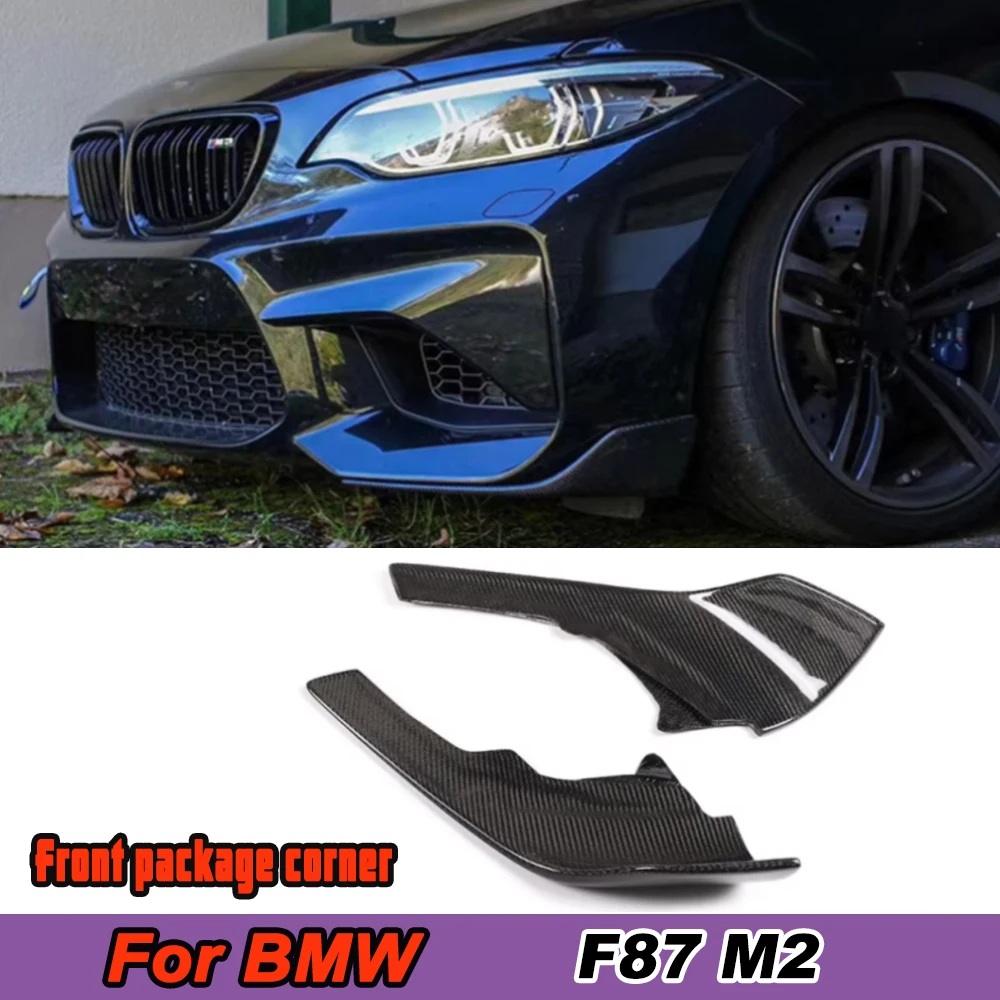 Carbon Fiber Front Bumper Splitters Lip Lower Spoilers Lip Corner Guard Kit for BMW 2 Series F87 M2 Base Coupe 2-Door 2015-2021
Carbon Fiber Front Bumper Splitters Lip Lower Spoilers Lip Corner Guard Kit for BMW 2 Series F87 M2 Base Coupe 2-Door 2015-2021