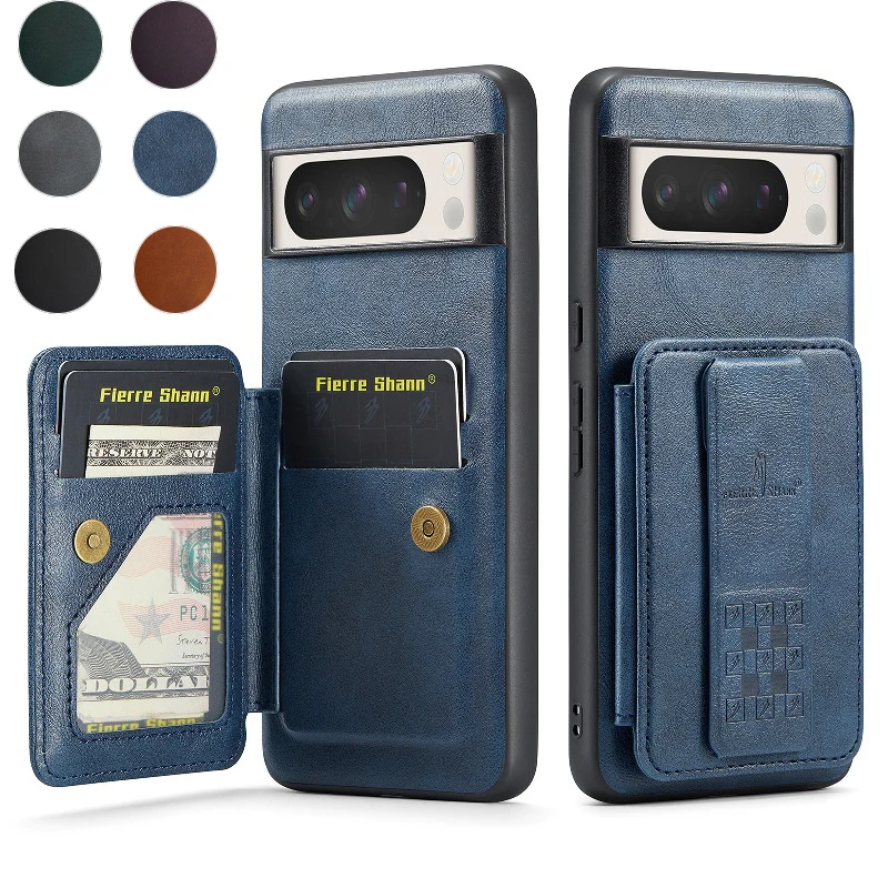 Magnetic Shrink Bracket Phone Case For Google Pixel 8 Pro 8a 7Pro 7a 6Pro 6a Solid Color Leather Back Wallet Card Phone Cover
Magnetic Shrink Bracket Phone Case For Google Pixel 8 Pro 8a 7Pro 7a 6Pro 6a Solid Color Leather Back Wallet Card Phone Cover
