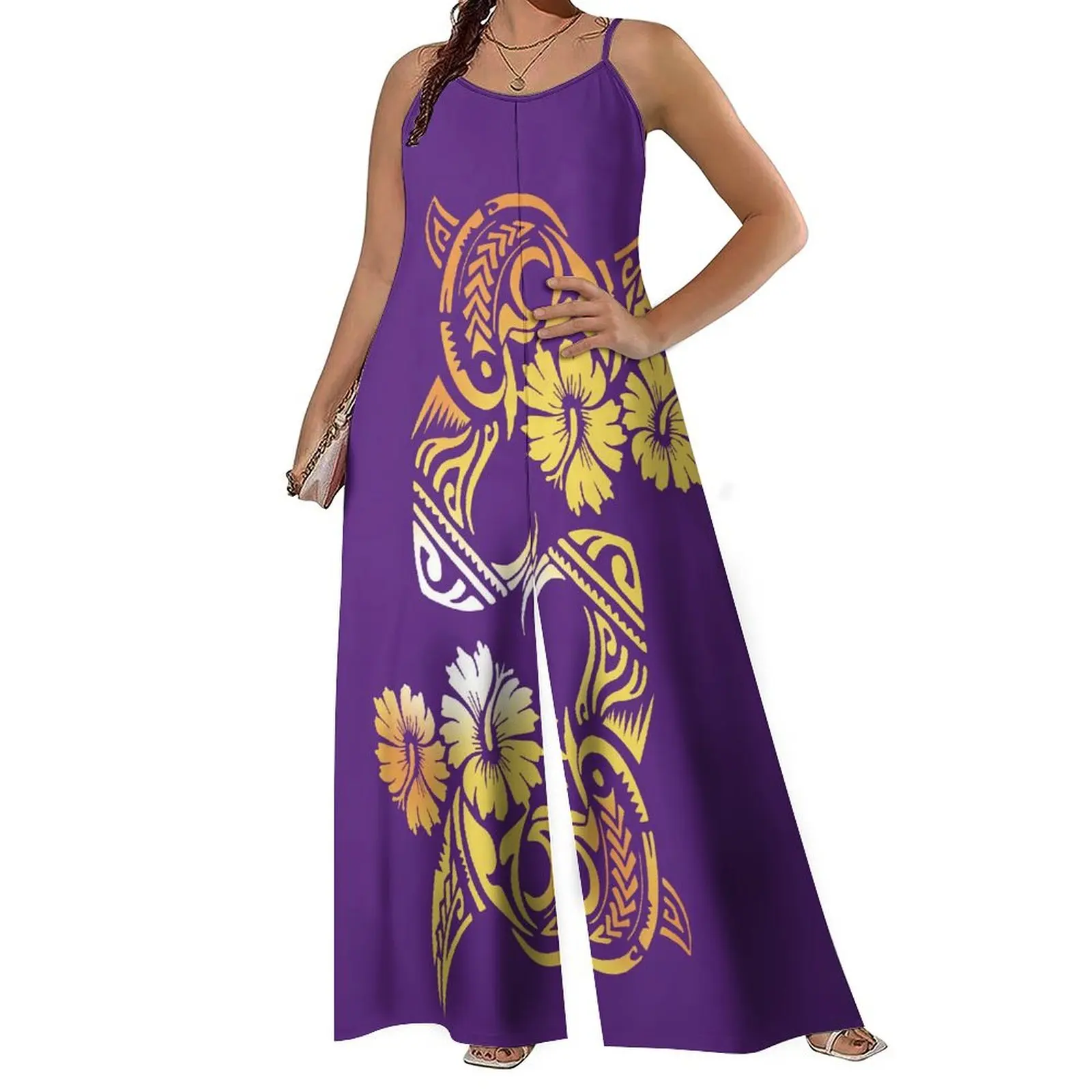 2024 Trendy Summer Women'S One-Piece Pantsuits Casual Style Polynesian Print Custom Designed Women'S One-Piece Pantsuits
2024 Trendy Summer Women'S One-Piece Pantsuits Casual Style Polynesian Print Custom Designed Women'S One-Piece Pantsuits