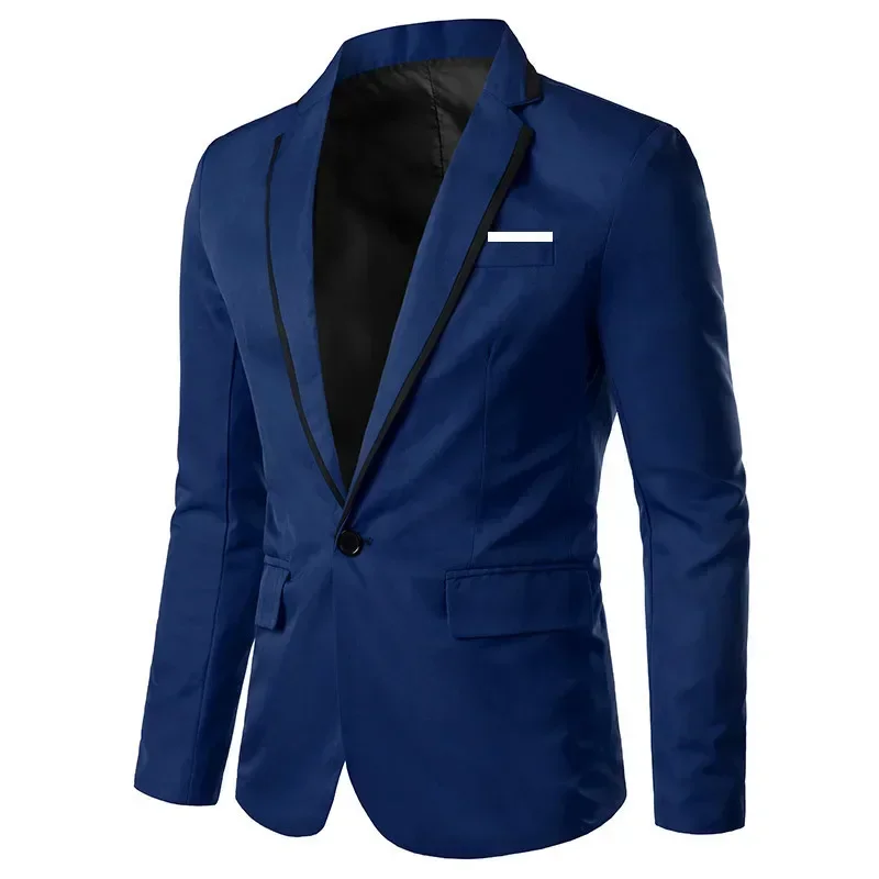 Spring and Autumn Foreign Trade Men's Small Suit European and American Color Matching Slim Fit Casual Coat
Spring and Autumn Foreign Trade Men's Small Suit European and American Color Matching Slim Fit Casual Coat