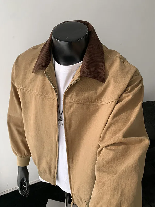 Retro American Barn Sle Men's Jaet Loose Fit Canvas Waed Spring Outerwear Youth Trend Casual Comfortable Long Sve Zi...
Retro American Barn Sle Men's Jaet Loose Fit Canvas Waed Spring Outerwear Youth Trend Casual Comfortable Long Sve Zi...