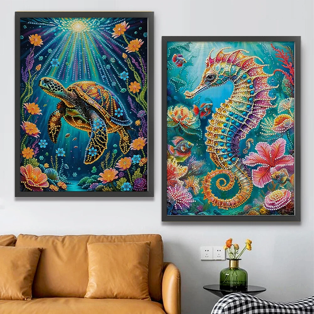 4Pcs 30x40cm Marine Animal 5D DIY Special Shape Crystal Partial Diamond Painting
4Pcs 30x40cm Marine Animal 5D DIY Special Shape Crystal Partial Diamond Painting