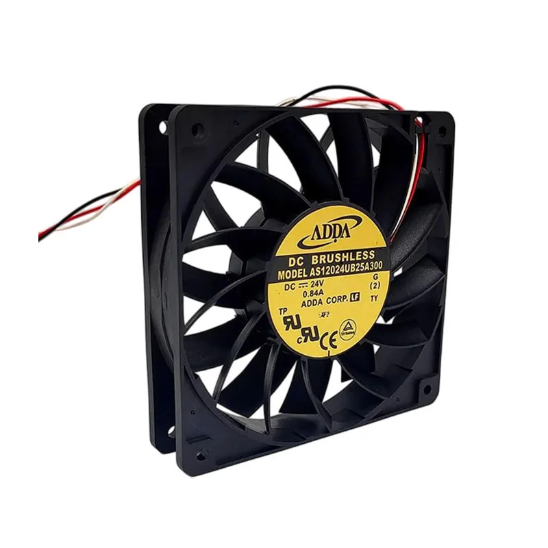 ORIGINAL AS12024UB25A300 24V 0.84A 12025 120*120*25mm NEW COOLING FAN RADIATOR
ORIGINAL AS12024UB25A300 24V 0.84A 12025 120*120*25mm NEW COOLING FAN RADIATOR