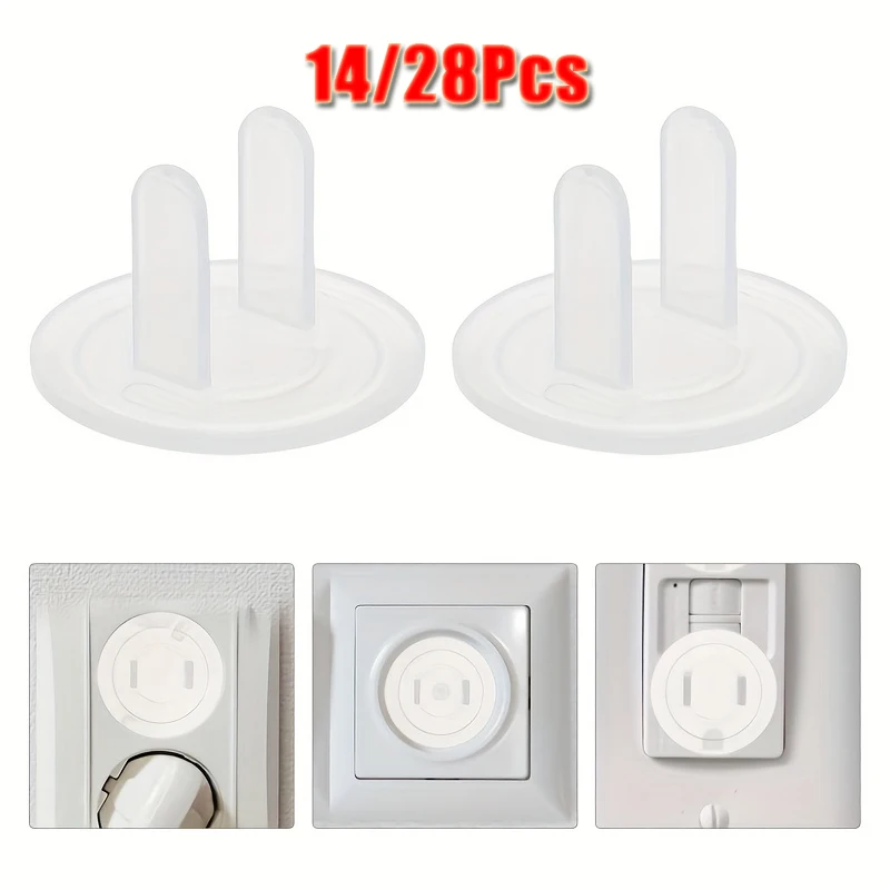 14/28Pcs Clear Outlet Cover Safety Outlet Plug Covers Plastic Plugs For Electrical Power Outlets Proofing Wall Socket Protector
14/28Pcs Clear Outlet Cover Safety Outlet Plug Covers Plastic Plugs For Electrical Power Outlets Proofing Wall Socket Protector