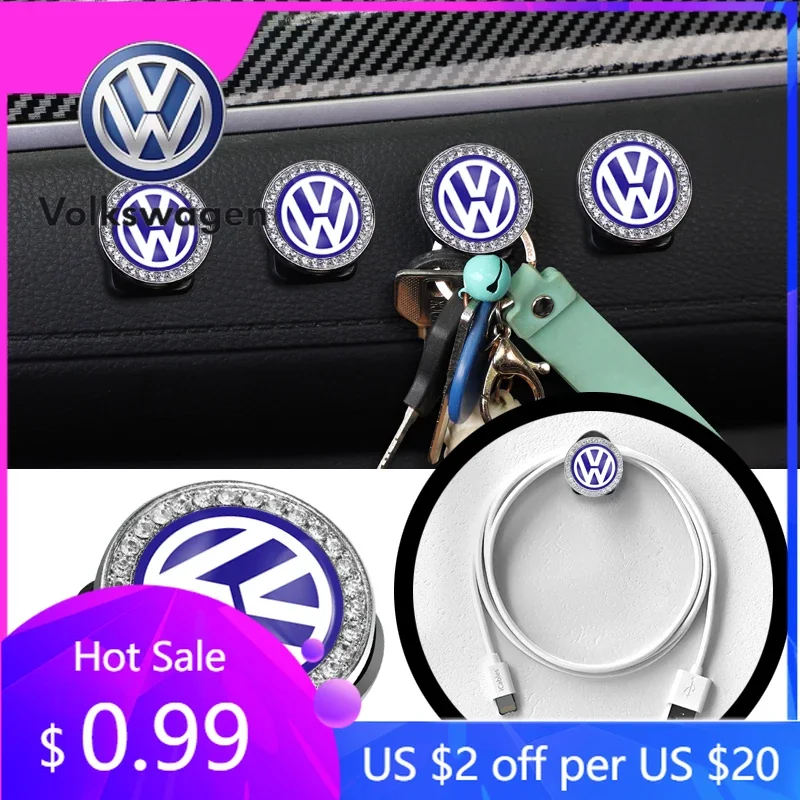 For VW Volkswagen Jetta MK5 Golf 2pcs Car Emblem Small Hooks Multi-function Adhesive Hanging Hooks For Volkswagen T5 R Polo GTI
For VW Volkswagen Jetta MK5 Golf 2pcs Car Emblem Small Hooks Multi-function Adhesive Hanging Hooks For Volkswagen T5 R Polo GTI