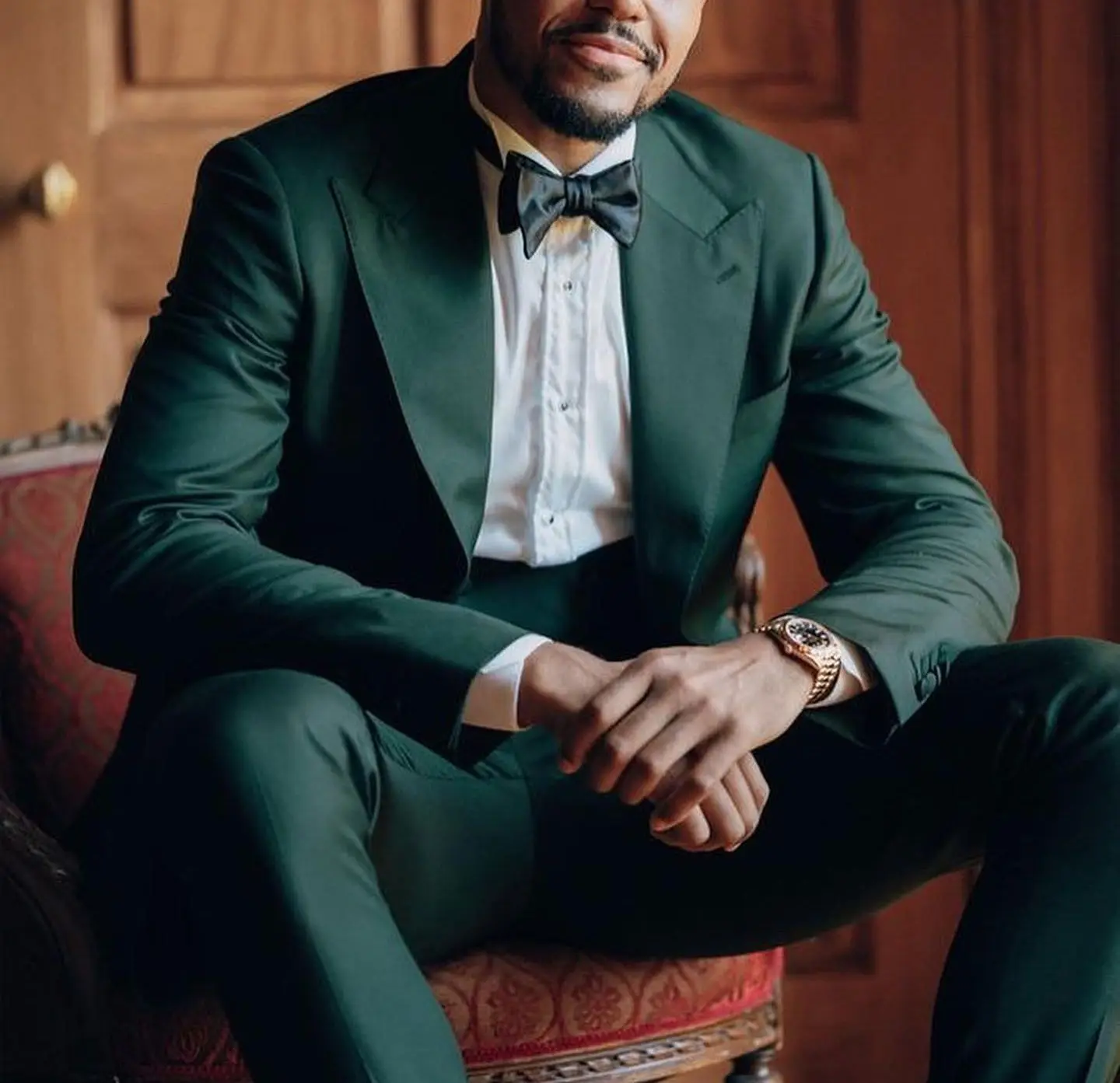Green Peak Lapel Wedding Party Suits For Men Formal Tuxedos Bridegroom Casual Bespoke 3 Pieces Jacket+Pants+Vest Terno Masculino
Green Peak Lapel Wedding Party Suits For Men Formal Tuxedos Bridegroom Casual Bespoke 3 Pieces Jacket+Pants+Vest Terno Masculino