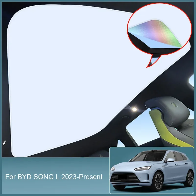 Для BYD SONG L 2023-2025 автомобильный красочный ледяной кристалл солнцезащитный козырек Солнцезащитный козырек крыша теплоизоляция затенение автомобильные аксессуары
Для BYD SONG L 2023-2025 автомобильный красочный ледяной кристалл солнцезащитный козырек Солнцезащитный козырек крыша теплоизоляция затенение автомобильные аксессуары