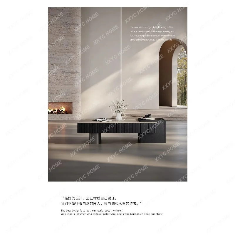 LL minimalist, rock slab coffee table, living room home modern minimalist black storage rectangle, tea table
LL minimalist, rock slab coffee table, living room home modern minimalist black storage rectangle, tea table