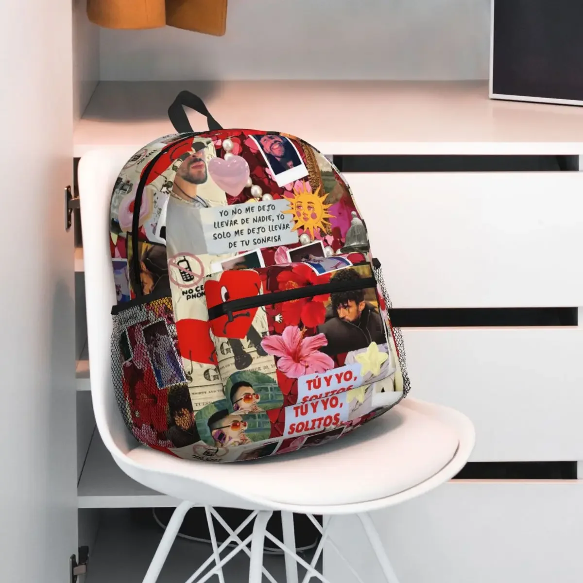 Rapper Bad Bunny Student Backpack School Bag Hiking Travel Daypack for Boys Girls Fashion Bookbag Shoulder Bags
Rapper Bad Bunny Student Backpack School Bag Hiking Travel Daypack for Boys Girls Fashion Bookbag Shoulder Bags