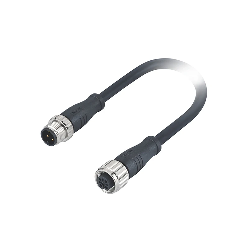 M12 a Code Male to Female Sensor Circular Connector 3 Pin Molded with 2M Un- Cable
M12 a Code Male to Female Sensor Circular Connector 3 Pin Molded with 2M Un- Cable