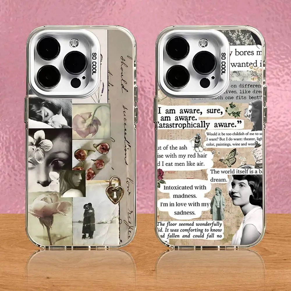 24 7 S-Sylvia Plath Art Phone Case For iPhone 16,15,14,13,12,11,Pro,Max,Plus,Mini,SE Grey White Matte Laser Back Cover
24 7 S-Sylvia Plath Art Phone Case For iPhone 16,15,14,13,12,11,Pro,Max,Plus,Mini,SE Grey White Matte Laser Back Cover