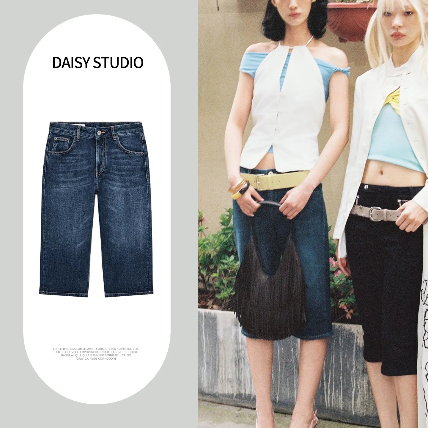 New Spring Summer Women's Jeans Simple Metal Button Zipper mid Waist Five Parts Polyester Fiber Standard Fit Natural Waist
New Spring Summer Women's Jeans Simple Metal Button Zipper mid Waist Five Parts Polyester Fiber Standard Fit Natural Waist