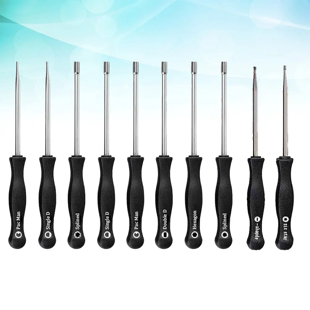 10 PCS/Set Flat Head Screwdriver Multi-head Screwdrivers Repair Tool Carburetor Black
10 PCS/Set Flat Head Screwdriver Multi-head Screwdrivers Repair Tool Carburetor Black
