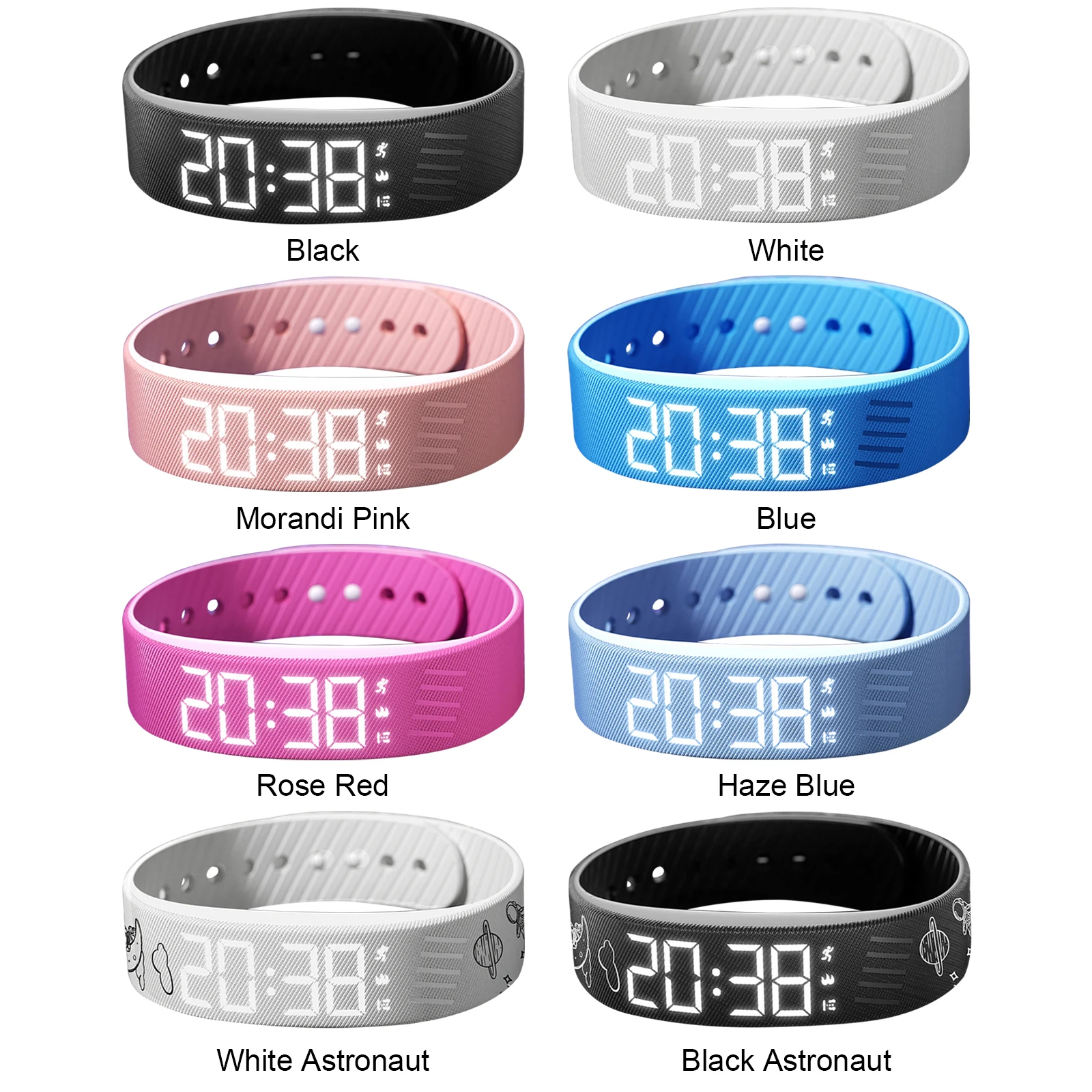 Vibrating Alarm Wristband with Step Counter Pedometer Silent Wrist Shock Bands Rechargeable for Heavy Sleepers Men & Women
Vibrating Alarm Wristband with Step Counter Pedometer Silent Wrist Shock Bands Rechargeable for Heavy Sleepers Men & Women