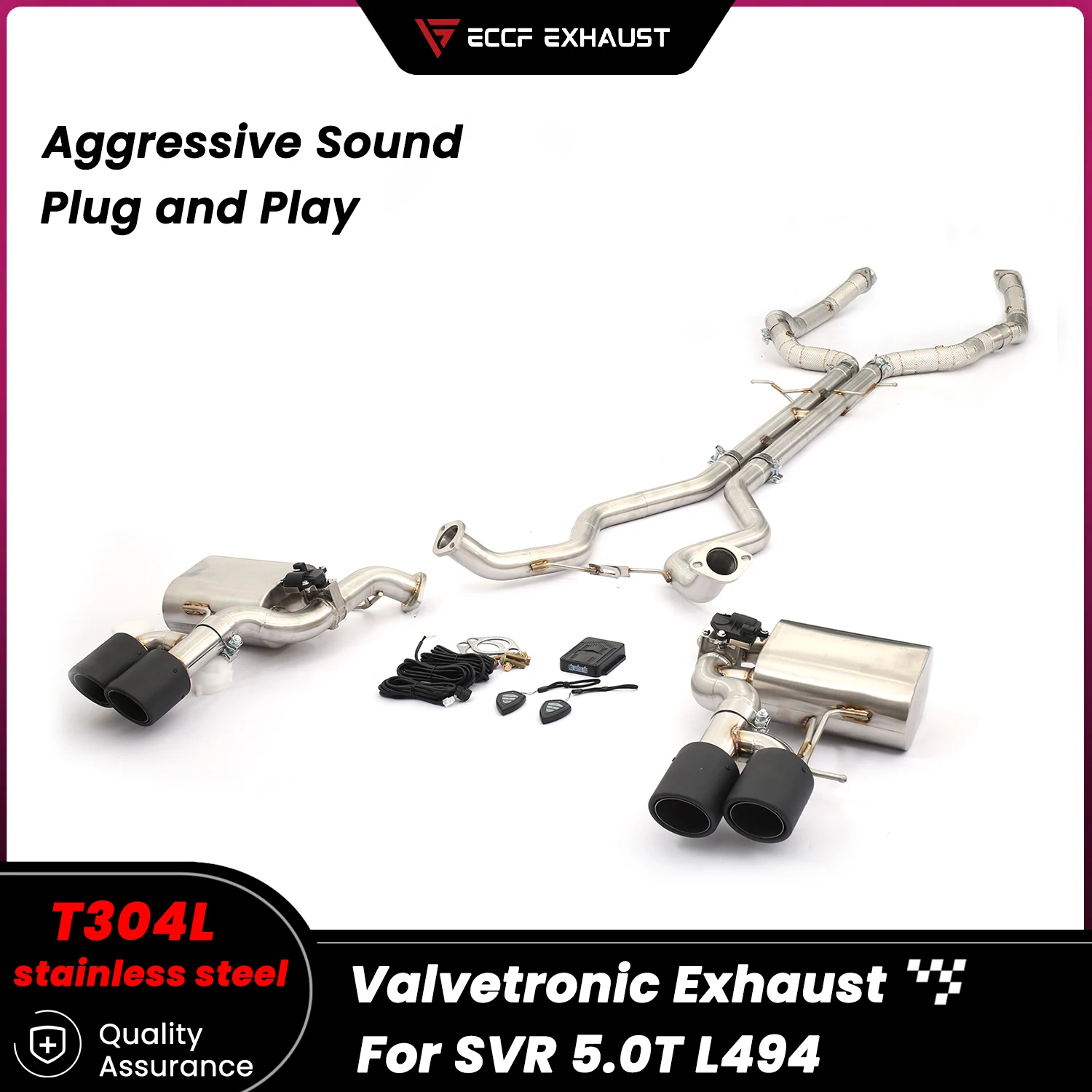 Valvetronic полный выхлоп Catback с водосточной трубой для Land Rover Range Rover Sport SVR 5.0T L494 агрессивное обновление звука
Valvetronic полный выхлоп Catback с водосточной трубой для Land Rover Range Rover Sport SVR 5.0T L494 агрессивное обновление звука