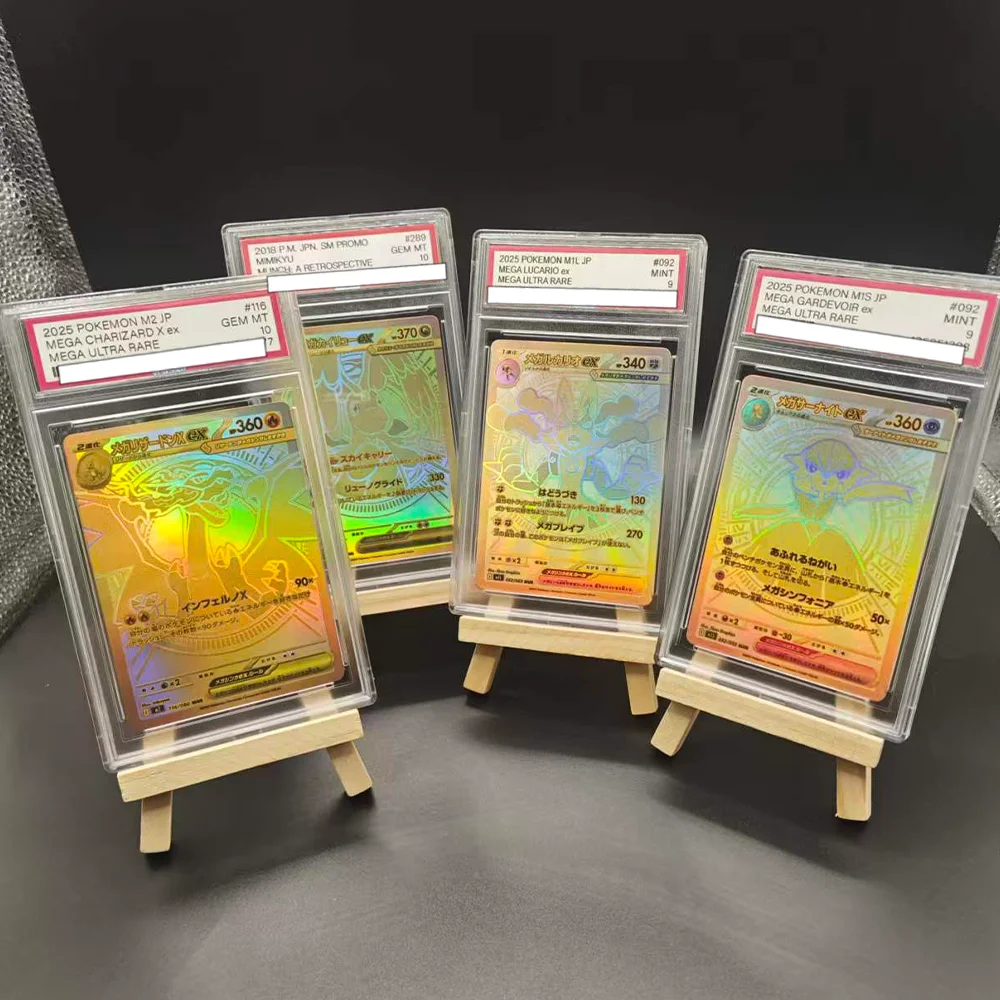 DIY 2025 PTCG GAME Japanese Version 1ST MEGA LUCARIO CHARIZARD X Collection Card 10Points Rating Card Anime Game Card Gift Toy
DIY 2025 PTCG GAME Japanese Version 1ST MEGA LUCARIO CHARIZARD X Collection Card 10Points Rating Card Anime Game Card Gift Toy