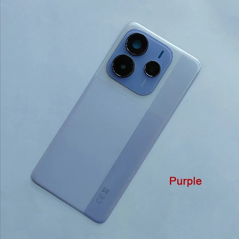 For Redmi Note 14 Note14 5G with Camera Lens Rear Door Housing Case Replacement & Adhesive