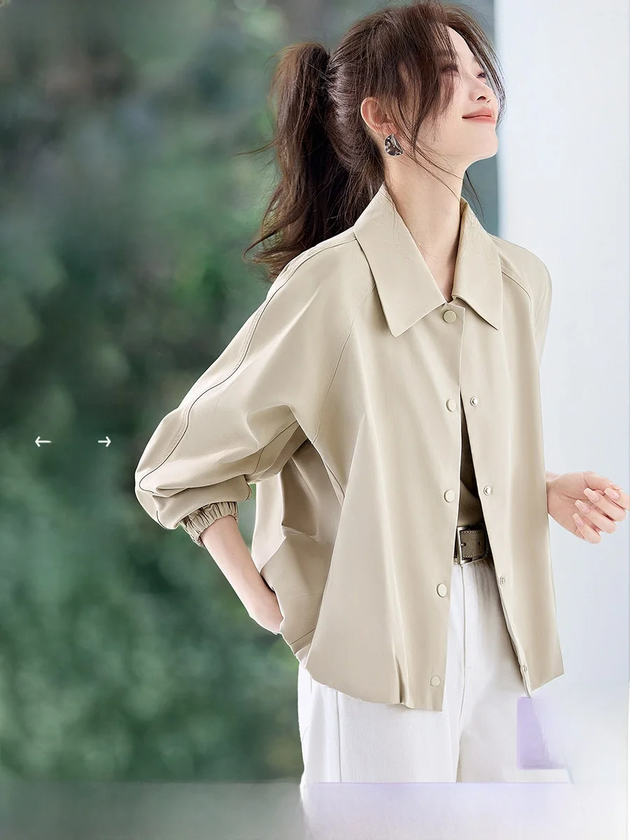 Модная свободная повседневная уличная куртка Mehai Miao для женщин, короткое пальто из полиэфирного волокна, ветрозащитное, с длинными рукавами, на пуговицах
Модная свободная повседневная уличная куртка Mehai Miao для женщин, короткое пальто из полиэфирного волокна, ветрозащитное, с длинными рукавами, на пуговицах