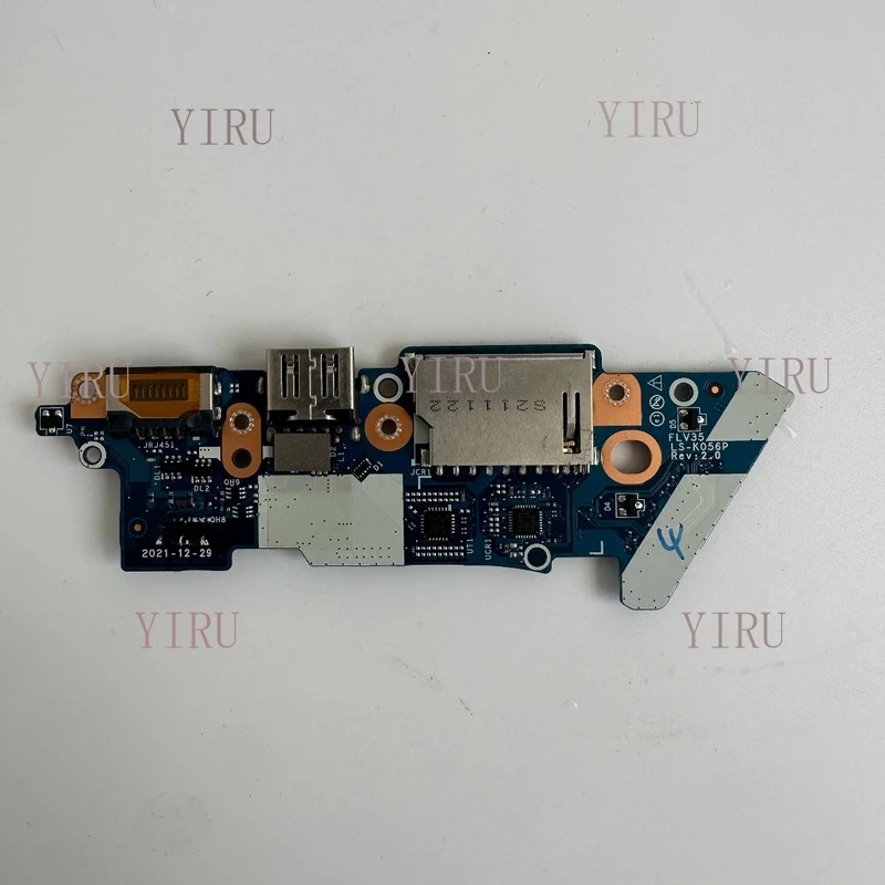 L+ USB Card Reader IO Board For Lenovo ThinkBook 14 15 G2 G3 ITL LS-K056P Tested OK
L+ USB Card Reader IO Board For Lenovo ThinkBook 14 15 G2 G3 ITL LS-K056P Tested OK