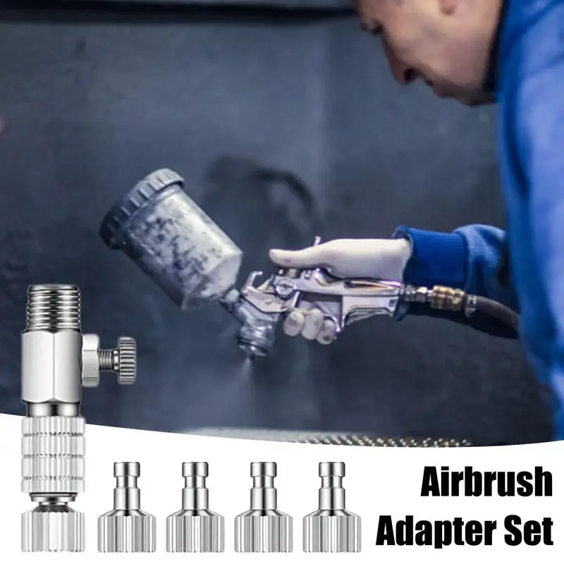 Airbrush Hose Adapter Heavy Duty Airbrush Fittings 1/8 Connectors Release Coupling Smooth Air Brush Replacement Parts For
Airbrush Hose Adapter Heavy Duty Airbrush Fittings 1/8 Connectors Release Coupling Smooth Air Brush Replacement Parts For