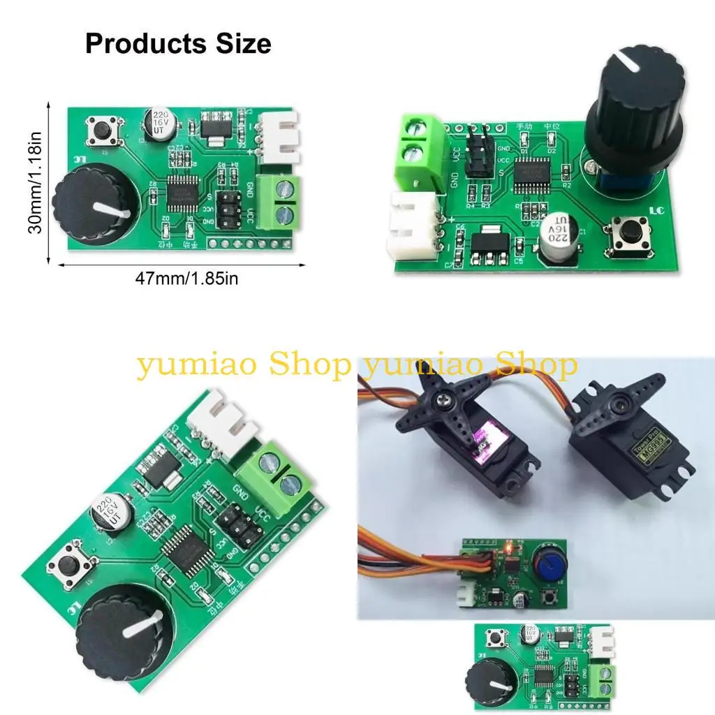 587B 2CH Servo Control Board with Knob for Precise Adjustment Robotics
587B 2CH Servo Control Board with Knob for Precise Adjustment Robotics