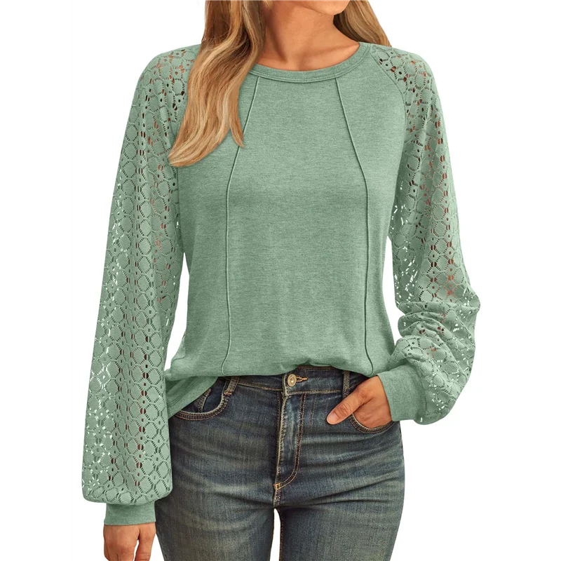 AG-Womens Long Sleeve Shirts Casual Tops Dressy Outfits Fall Fashion Blouses Lace Clothes Y2k
AG-Womens Long Sleeve Shirts Casual Tops Dressy Outfits Fall Fashion Blouses Lace Clothes Y2k