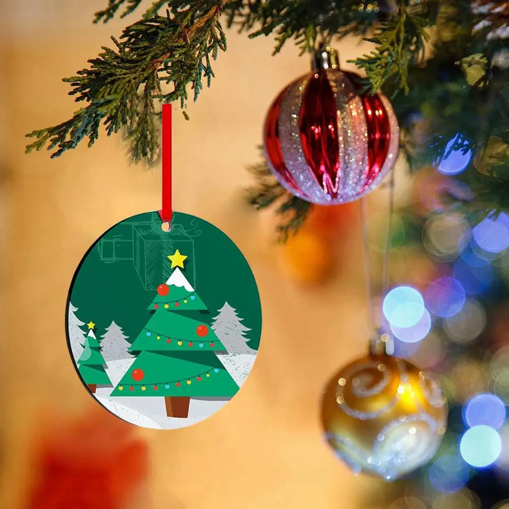 Heat-resistant Christmas Ornaments Christmas Sublimation Pendant Durable Christmas Tree Hanging Ornaments Charming for Festive
Heat-resistant Christmas Ornaments Christmas Sublimation Pendant Durable Christmas Tree Hanging Ornaments Charming for Festive