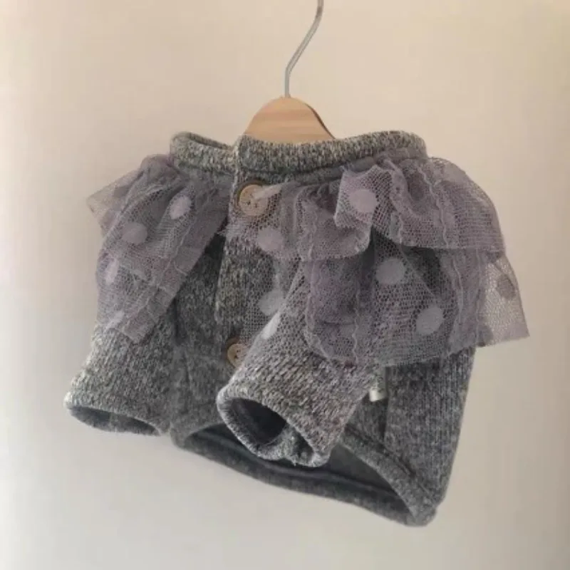 Pet Dot Denim Pet Coat for Small Dogs And Cats Lace Bow Autumn/Winter Dog Jacket Teddy Puppy Clothes Warm Autumn Dog Coat
Pet Dot Denim Pet Coat for Small Dogs And Cats Lace Bow Autumn/Winter Dog Jacket Teddy Puppy Clothes Warm Autumn Dog Coat