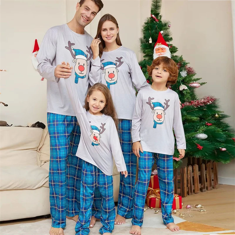2024 Christmas Family Matching Pajamas Set Deer Daddy Mommy and Me Xmas Pj's Clothes Father Mother Children Sleepwear Tops+Pants
2024 Christmas Family Matching Pajamas Set Deer Daddy Mommy and Me Xmas Pj's Clothes Father Mother Children Sleepwear Tops+Pants