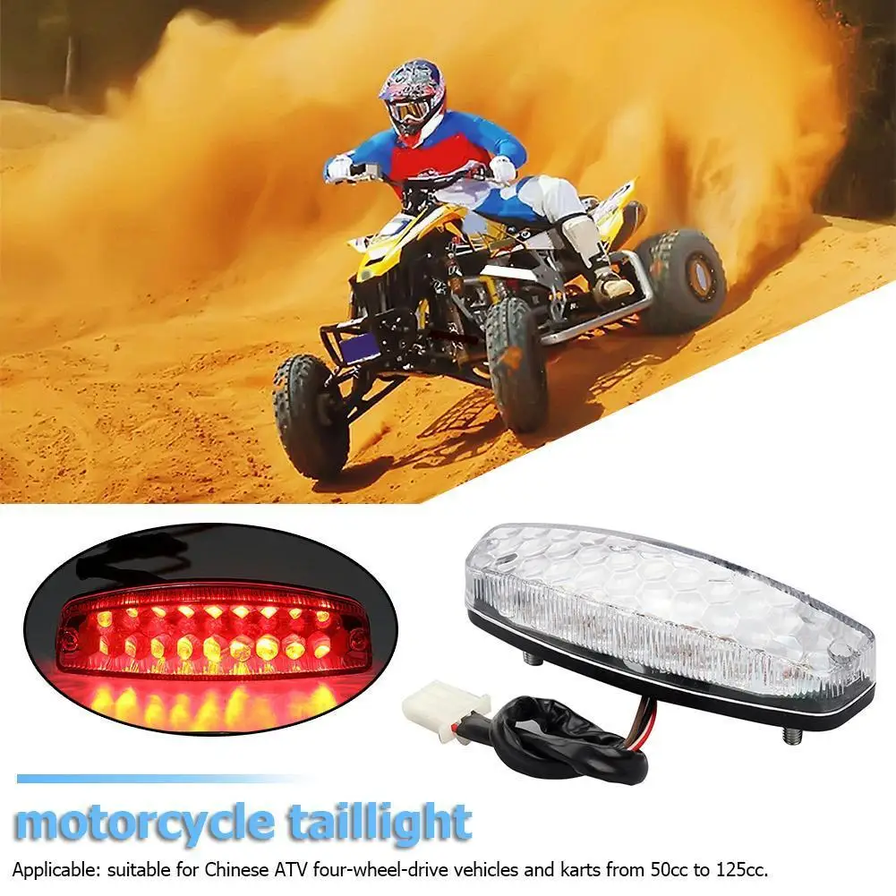 Motorcycle Exterior Decoration Parts 3 Wire LED ATV Rear Tail Brake Light for TaoTao Sunl Chinese Quad 50cc-125cc
Motorcycle Exterior Decoration Parts 3 Wire LED ATV Rear Tail Brake Light for TaoTao Sunl Chinese Quad 50cc-125cc