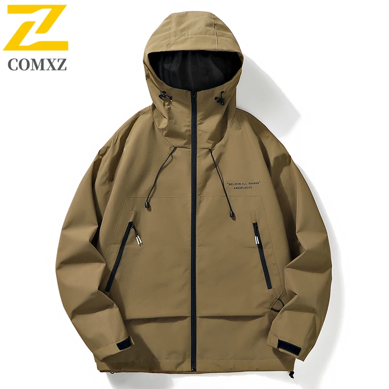 Men's Jacket 2025 New Autumn Baggy Hooded Waterproof Windproof Rush Coats Outdoor Camping Trekking Travel Breathable Windbreaker
Men's Jacket 2025 New Autumn Baggy Hooded Waterproof Windproof Rush Coats Outdoor Camping Trekking Travel Breathable Windbreaker