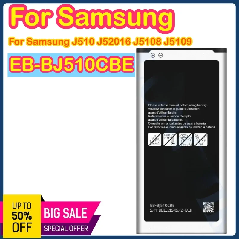 EB-BJ510CBE 3100mAh 3.8V For Samsung Galaxy J5 2016 Edition J510 SM J5109 J5108 J510F EB BJ510CBC Bateria
EB-BJ510CBE 3100mAh 3.8V For Samsung Galaxy J5 2016 Edition J510 SM J5109 J5108 J510F EB BJ510CBC Bateria