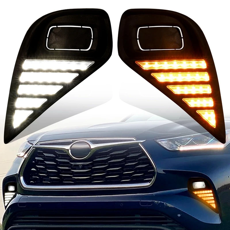Светодиодные противотуманные фары DRL для Toyota Highlander 2021-2023, указатели поворота, противотуманные фары, дневные ходовые огни в сборе
Светодиодные противотуманные фары DRL для Toyota Highlander 2021-2023, указатели поворота, противотуманные фары, дневные ходовые огни в сборе