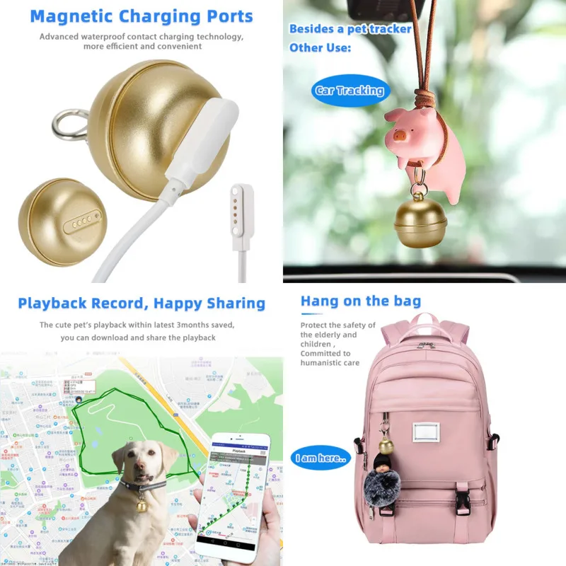 Dog Cat Pet Mini BT Pet GPS Tracker Collar Smart Locator Anti-Lost Device Real Time Tracking Finder With Bell For Pets Gift New
Dog Cat Pet Mini BT Pet GPS Tracker Collar Smart Locator Anti-Lost Device Real Time Tracking Finder With Bell For Pets Gift New