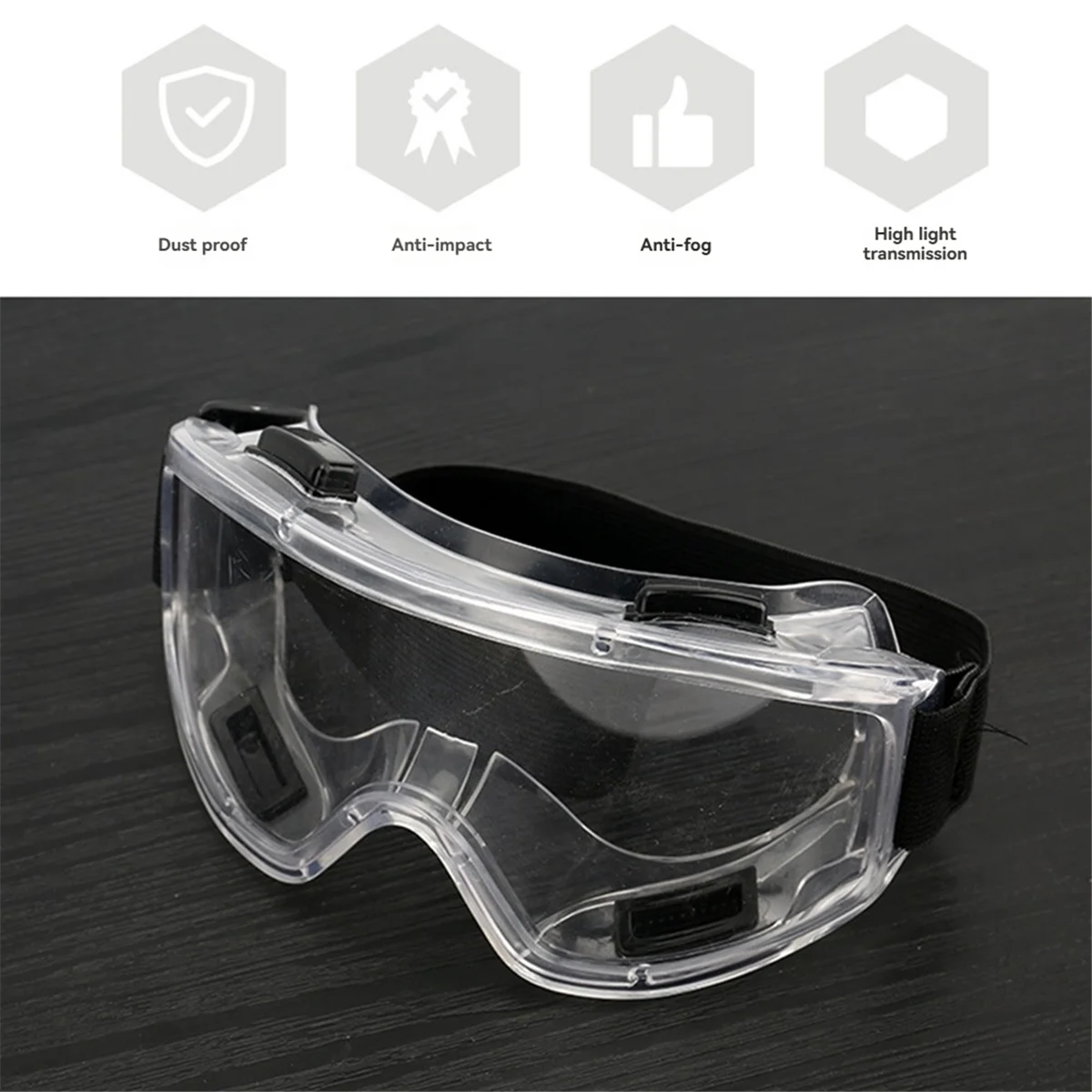 COMEE 6PCS Safety Goggle Anti Splash Dust Proof Work Lab Eyewear Eye Protection Industrial Safety Glasses Clear Lens
COMEE 6PCS Safety Goggle Anti Splash Dust Proof Work Lab Eyewear Eye Protection Industrial Safety Glasses Clear Lens