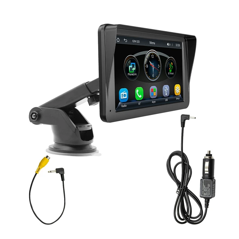 7-дюймовый портативный беспроводной Carplay-экран Carplay Mp5 Автомобильный Mp5-плеер GPS Универсальный
7-дюймовый портативный беспроводной Carplay-экран Carplay Mp5 Автомобильный Mp5-плеер GPS Универсальный
