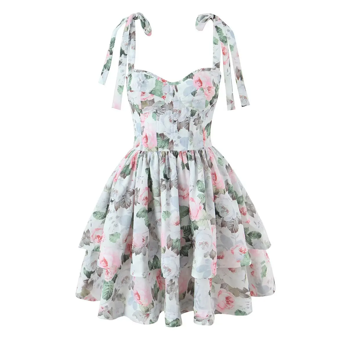 Withered Elegant Party Dresses Vestidos Women's Dress Floral Spaghetti Strap French Sweet Spicy Girl Slim Fit Printed Dress
Withered Elegant Party Dresses Vestidos Women's Dress Floral Spaghetti Strap French Sweet Spicy Girl Slim Fit Printed Dress